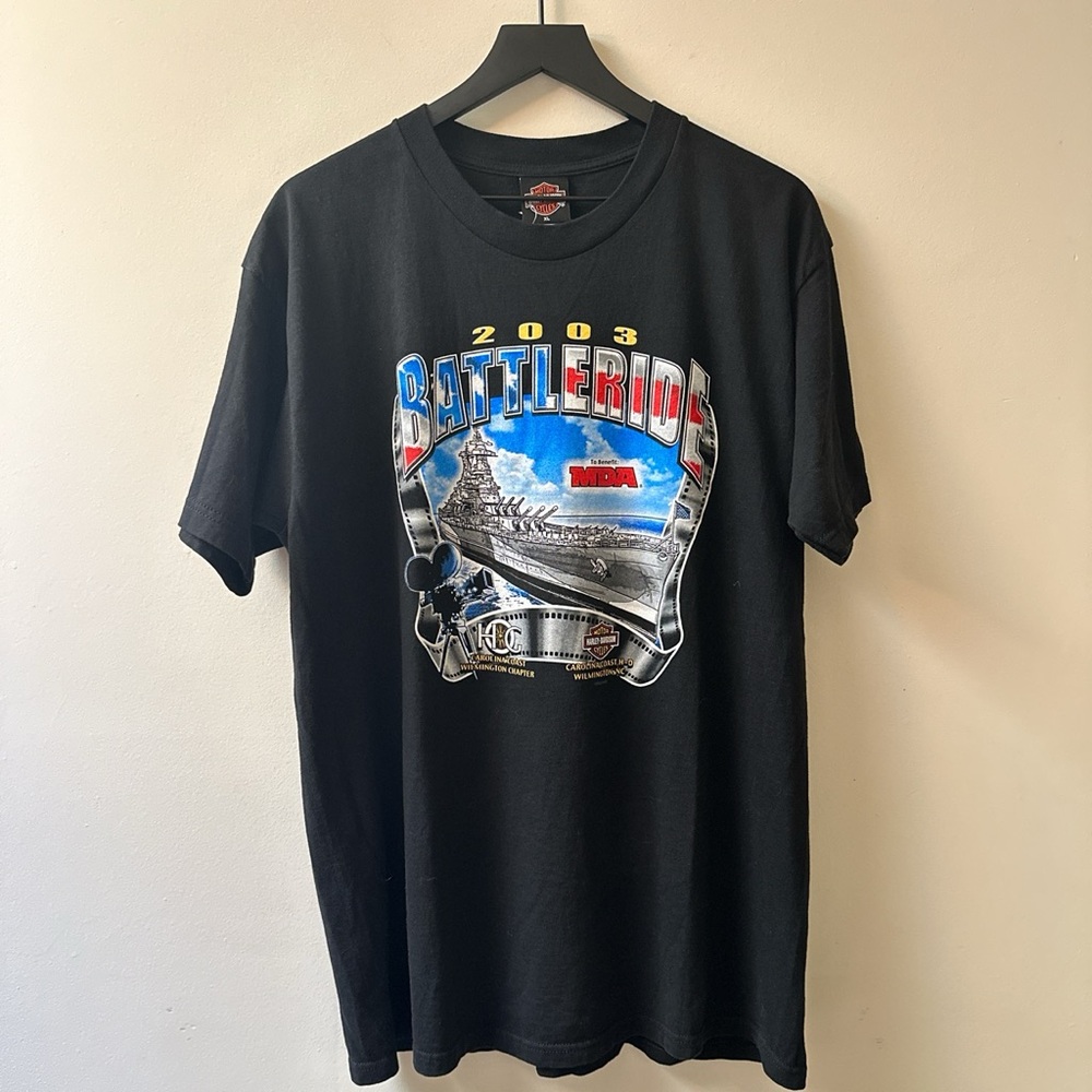 Vintage 2003 DS Harley Davidson Battle Ride - Carolina Coast